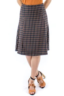 Saia Clássica Sofia Estampa Geométrica