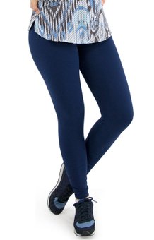 Calça Legging Bruna Lisa Azul Marinho