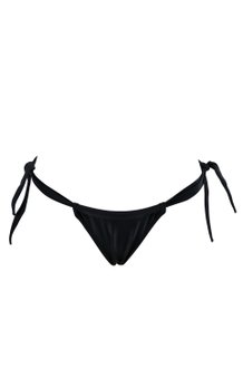Calcinha Biquíni Cortininha Lisa Preta