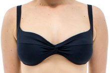 Bustiê Biquíni Bojo Iolanda Liso Preto