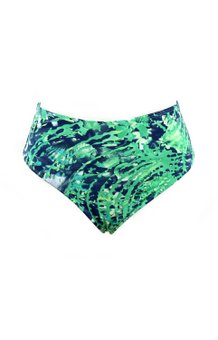 Calcinha Sunkini Jovem Estampa Abstrata Verde