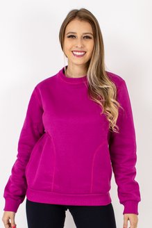 Blusão Laura Feminino Liso Rosa