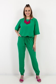 Conjunto Feminino Bourbon Liso Verde