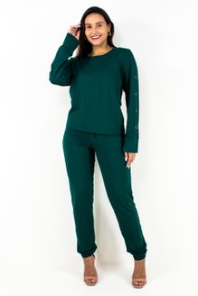 Conjunto Feminino Manga Longa Loiva