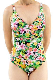 Maiô Amélia Bojo Estampa Frutas Tropicais