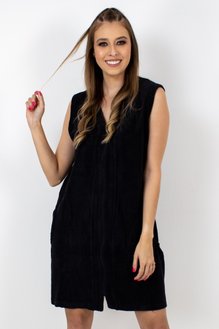 Saída de Banho Roupão Lucia Liso Preto