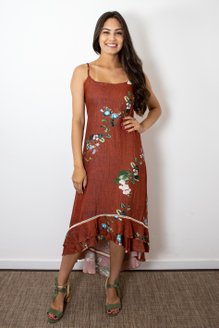 Vestido Viscose Elasteque Floral