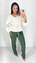 Blusa Feminina Manga Longa Parka Bege