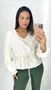 Blusa Feminina Manga Longa Parka Bege