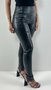 Calça Feminina Couro com Pelúcia Lisa Preta