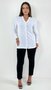Camisa Feminina Listras Gola de Padre