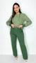 Conjunto Feminino Manga Longa Listras