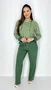 Conjunto Feminino Manga Longa Listras