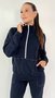 Conjunto Feminino Moletinho Milena Liso Preto