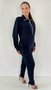 Conjunto Feminino Moletinho Milena Liso Preto