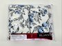 Jogo de Cama Malha Casal Queen 4pçs Estampa Floral Azul Claro
