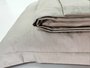 Jogo de Cama Tecido Acetinado 300 Fios Super King 4pçs Estampa Floral Bege