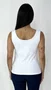 Regata Feminina com Bojo Lisa Branca