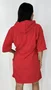 Saída de Banho Roupão Roupão Sofia Vermelho Liso
