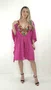 Vestido Kaftan Dryfit Rosa