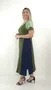 Vestido Loyva Marinho e Verde