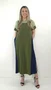Vestido Loyva Marinho e Verde