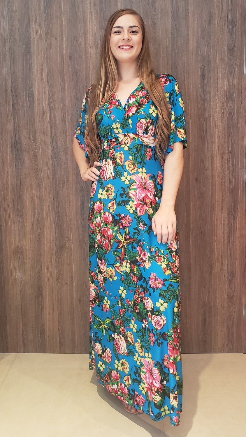 Vestido de estampa store floral